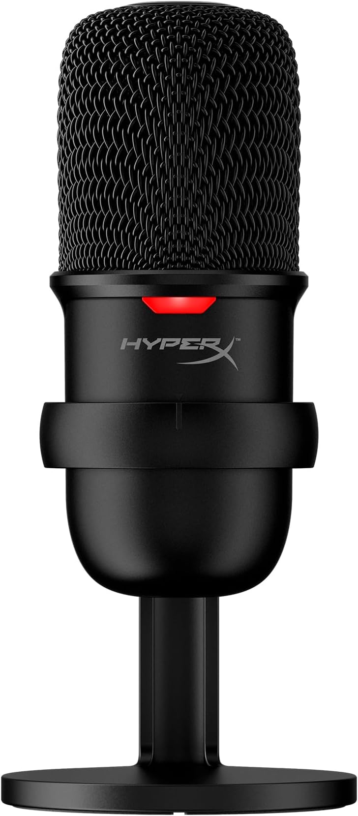 HyperX SoloCast USB Condenser Microphone Cardioid for PC PS4 Mac