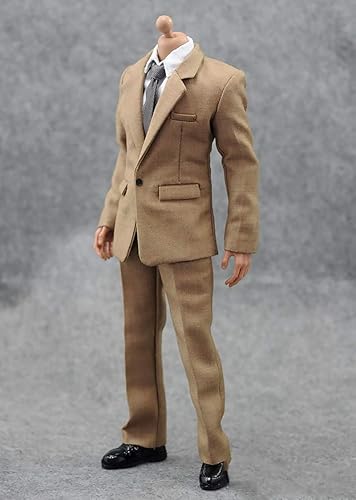 Amazon Hiplay 1 6 男性 フィギュア ドール 用 洋服 スーツ 服セット 正装 衣装 Tbleagueに対応 Dc078 カーキ フィギュア ドール 通販