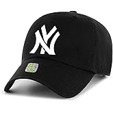 Classic NY Baseball Caps for Men and Women - 100% Cotton NY Cap with Adjustable Self Fabric Strap Closure, One Size Fits All
