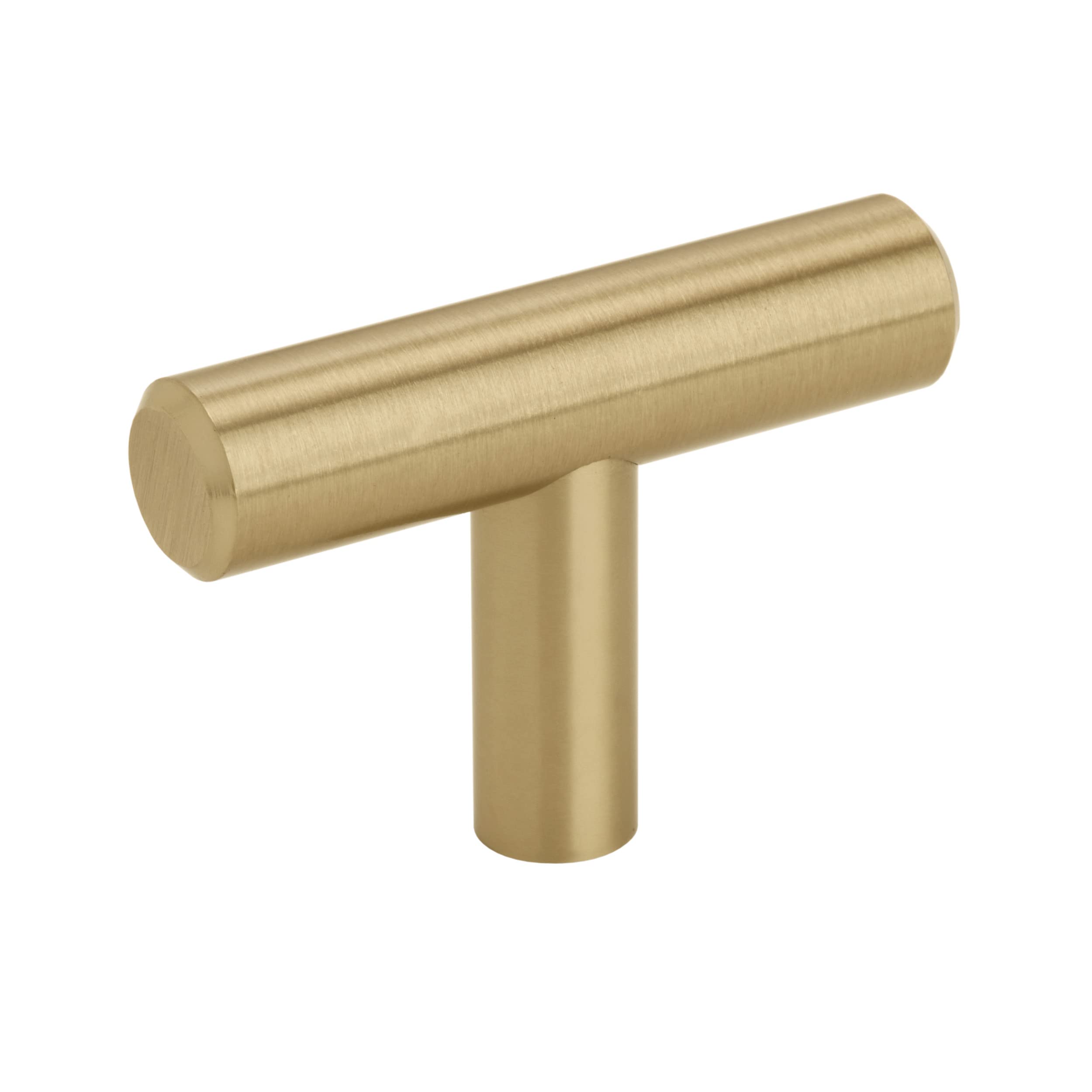 Photo 1 of Amerock | Cabinet Knob | Champagne Bronze | 1-15/16 inch (49 mm) Length | Bar Pulls | 1 Pack | Drawer Knob | Cabinet Hardware