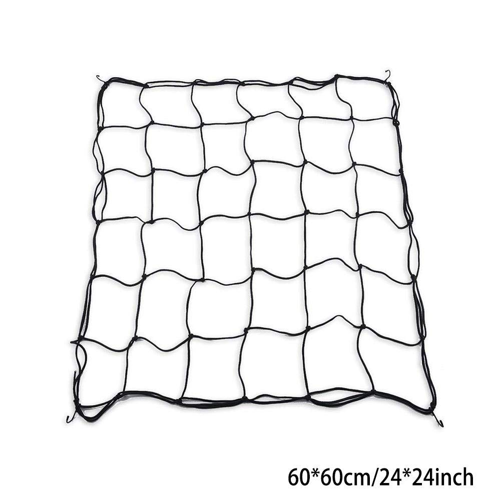 Rete Elastica Per Piante Rampicanti 100x100 Cm Con Ganci E Fascette - Supporto Per Ortaggi, Fiori E Frutti In Giardino O Balcone