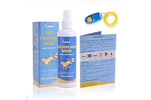 LARICEO Dog Keep Away, Not here Dog Spray, Pet Training, Widely Used Dog Anti, Urine Spray, Pee Safe Dog Repellent Spray, Stop Marking - 8 oz