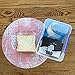 WRAPEAT Reusable Food Storage Wraps - Snack, Sandwich Size 3 Pack – Recyclable-Sustainable-Eco Friendly- Longer Lasting wrap for Lunch Box Bags, Bowl Cover Sheets - Food Safe, Beeswax Free