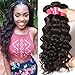 YIROO Brazilian Natural Wave Virgin Hair Weave 3 Bundles 9A 100% Unprocessed Human Hair Weft Extensions Natural Color 95-100g/pc (10 12 14