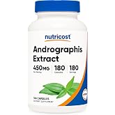 Nutricost Andrographis Extract (450mg) 180 Vegetarian Capsules, Gluten-Free | GMO-Free
