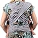 Neotech Care Baby Wrap Carrier - Cotton - Breathable & Adjustable - for Infant, Newborn, Child, Toddler (Grey)