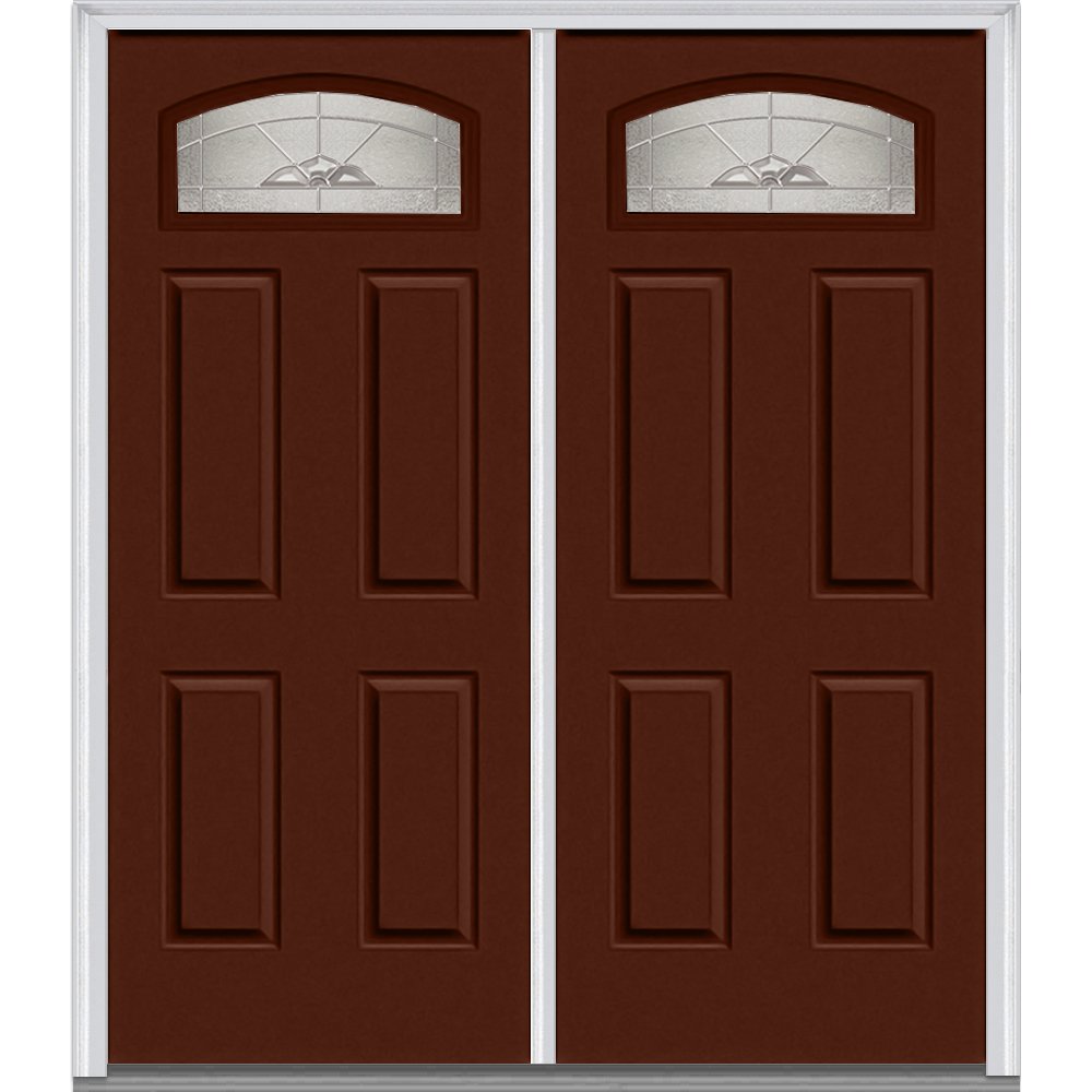 National Door Company ZA12625R Steel, Redwood, Right Hand