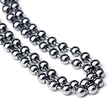 Kuou 2 Meter Beaded Chain Roller Blind Extension 4.5mm Stainless Steel Silver view 2