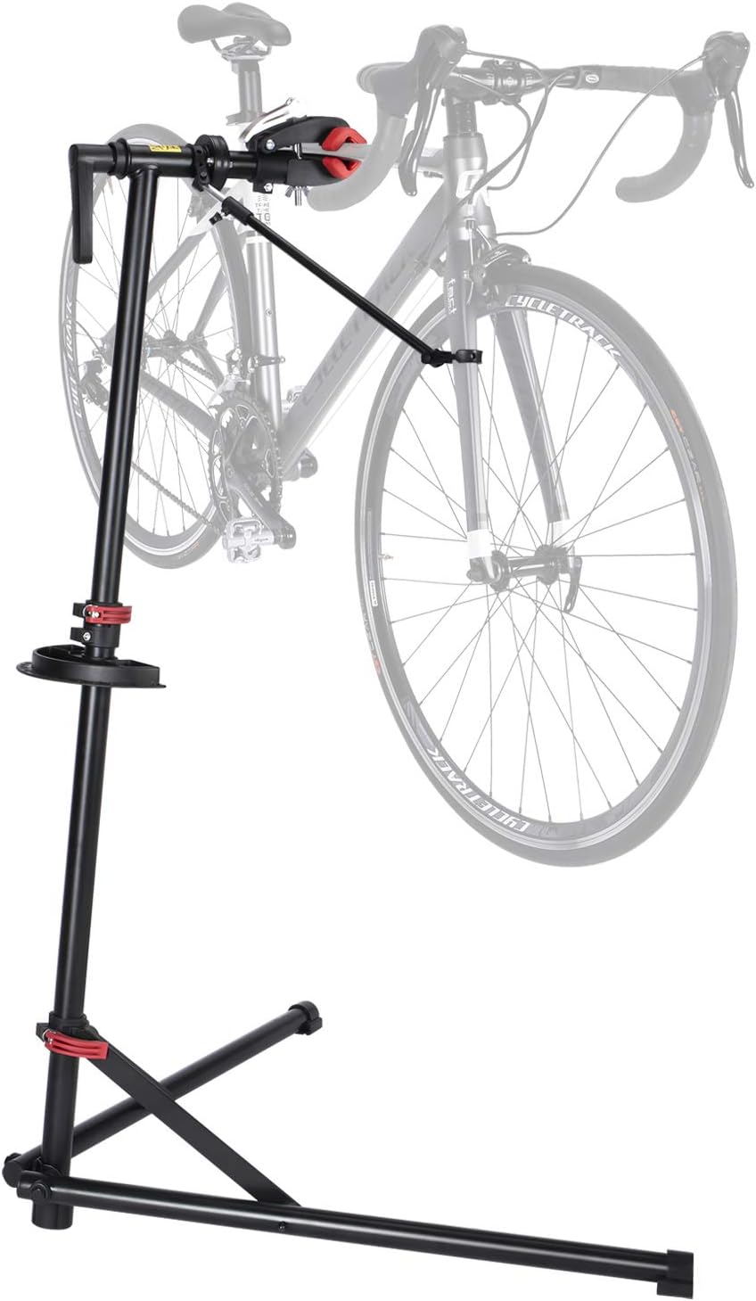 Bike Repair Stand -Shop Home Bicycle Mechanic Maintenance Rack- Welded Head Height Adjustable (CX-C10) : Sports & Outdoors