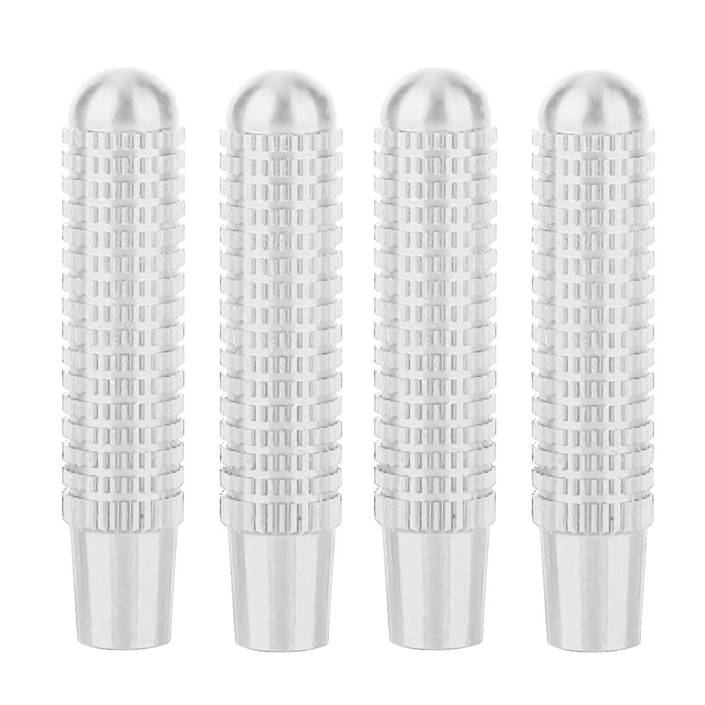 Dweekiy Car Door Locks Lock Knob, 4pcs Car Door Lock Pin Knob Cover Fit for A B E CLA GLA GLC GLK Class(Silver)