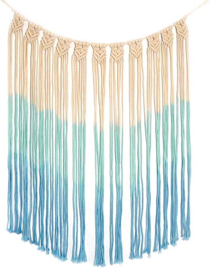 LYQZ Nordic Cotton Tapestry, Wall Hanging Home Decor Gradually Changing Color 27.6"x31.5"