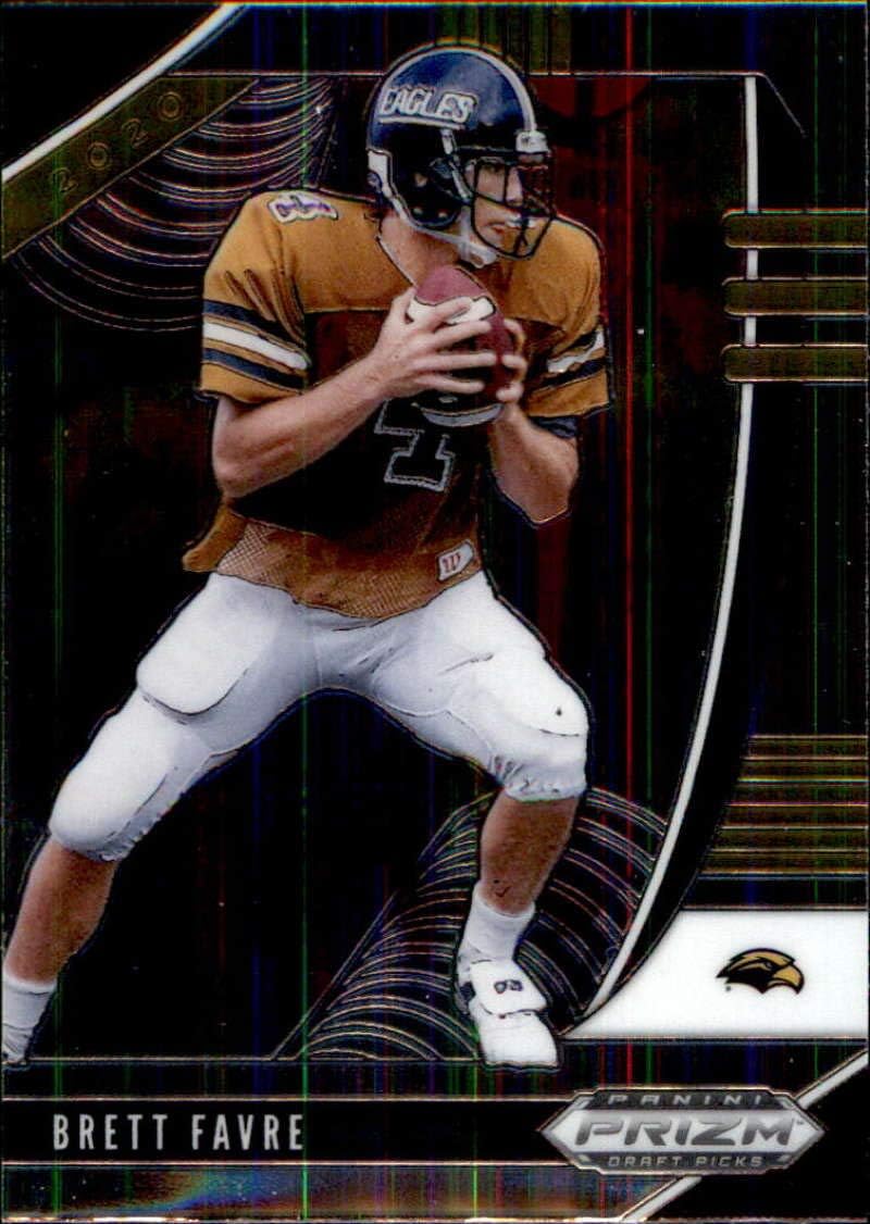 Amazon Com 2020 Panini Prizm Draft Picks 12 Brett Favre Southern Miss Golden Eagles Football Nfl Collectibles Fine Art