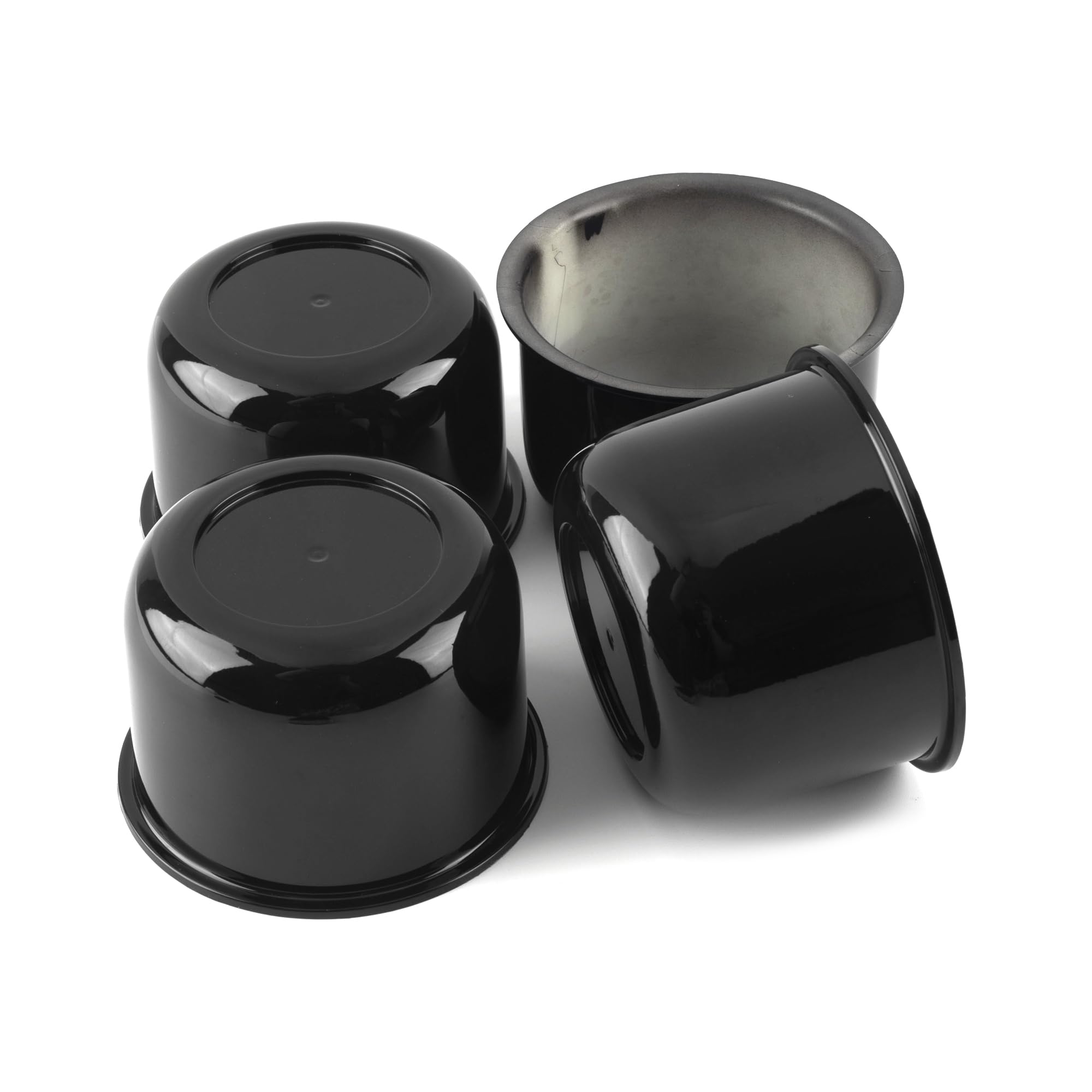 Photo 1 of Rheedal 4Pcs 3.25inch Trailer Wheel Center Caps Push Through 3.25" Bore 2.32" Tall Hub Cap for Truck SUV RV Wheel Rim, High Gloss Black Wheel Cover