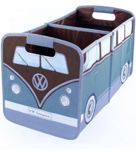 BRISA Volkswagen T1 Bus Cooler Bag - 25L Insulated Picnic Lunch Box With Shoulder Strap