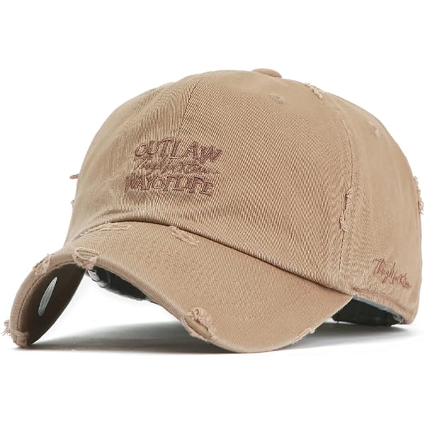 Flipper Adventurer Logo Dad Hat - Washed Cotton Vintage Baseball Cap With Distressed Bullet Holes, Adjustable