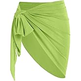 ZAFUL Women's Sarong Coverups Beach Wrap Sheer Bikini Wraps Chiffon Cover Ups for Swimwear