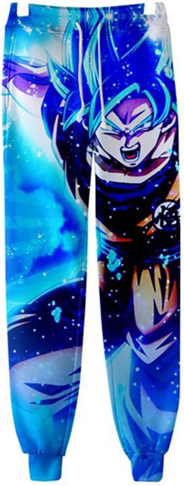 Fbestfan Men Women 3D Joggers Sweatpants Trousers Sport Track Casual Baggy Athletic Pants Dragon Ball Goku Super Saiyan