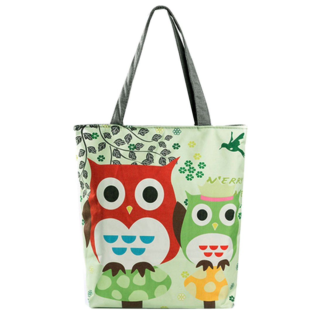 Millya Creative Waterproof Foldable Large Shopping Bag Travel Recycle Bag with Side Pocket (281+Style 4)