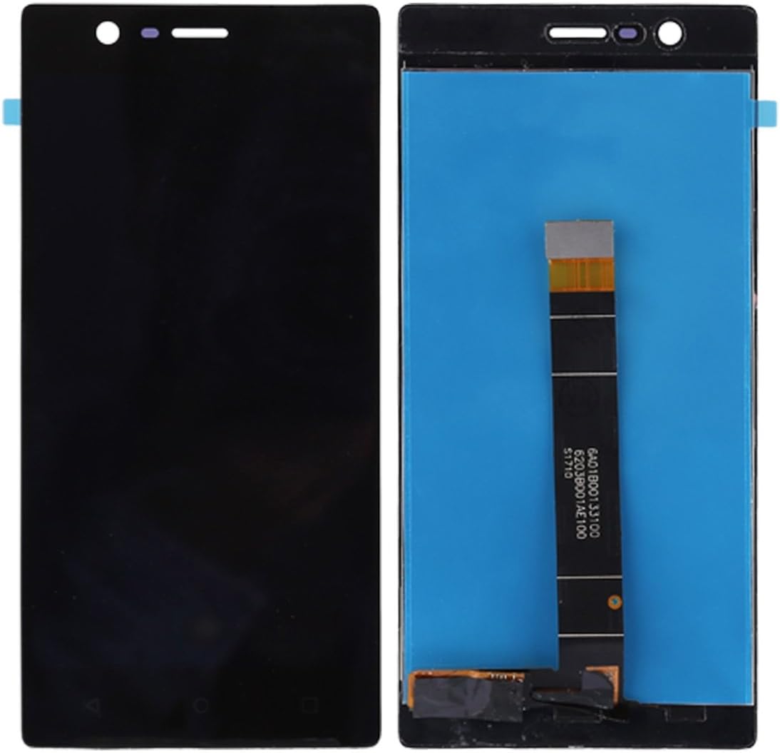KANEED LCD Screen Replacement Parts, Screen + Touch Panel for Nokia 3 LCD (Black) (Color : Black)