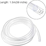 Sourcing Map PVC Hose 5mm ID x 7mm OD Clear Vinyl Tubing 1.5m view 2