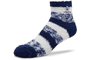 For Bare Feet NFL Cozy Soft Slipper Socks - Home Socks for Ultimate Comfort - Gameday Apparel - Luxuriously Plush and Cozy -