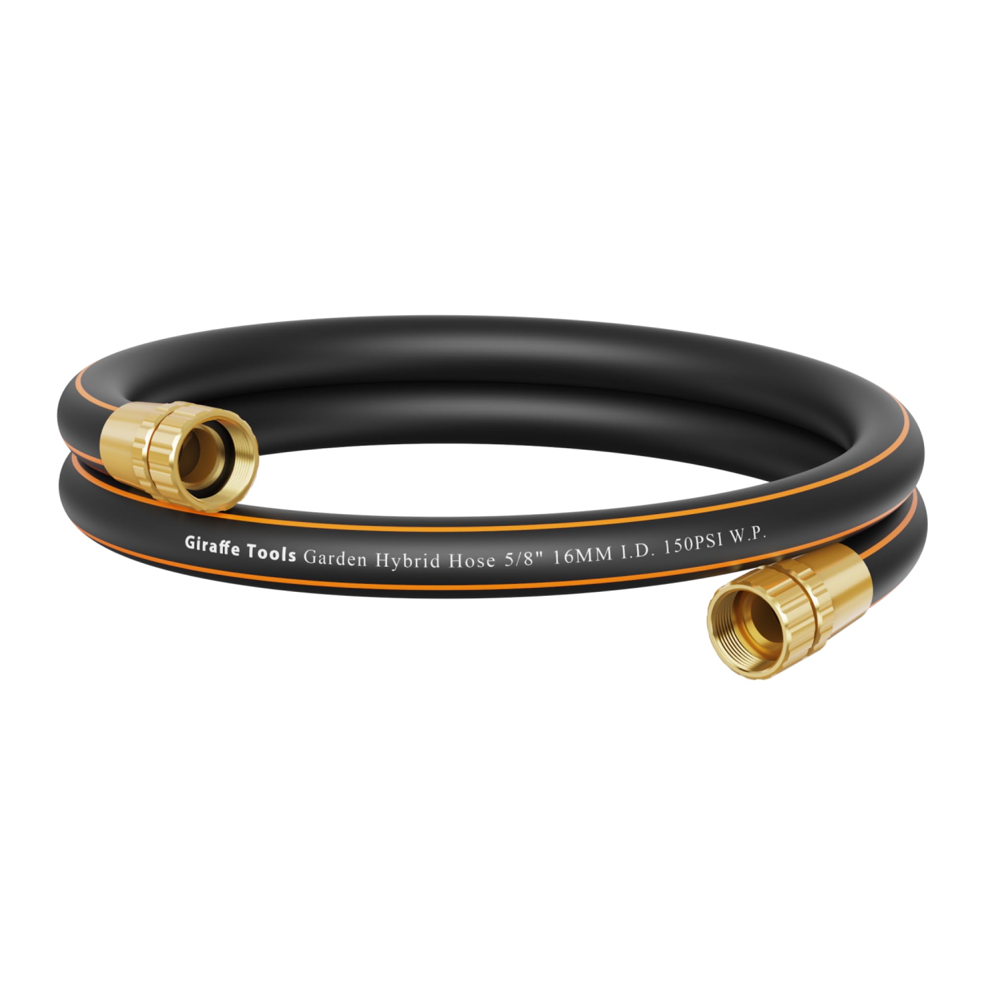 Photo 1 of Giraffe Tools Leader Hose 2ft x 5/8", 24INCH Short Water Hose for Hose Reel Connecting 3/4 inch GHT Connector, Lightweight, Flexible with Female Female Fittings