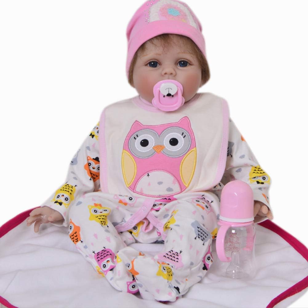 Prezzo Candyana Reborn Baby Dolls Silicone Vinile Realistico Bambino Bella Simulazione Moda Regalo di Compleanno Giocattolo 55cm Offerte