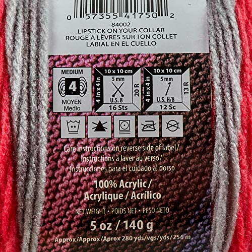 Bernat Pop Yarn Lipstick On Your Collar Pricepulse