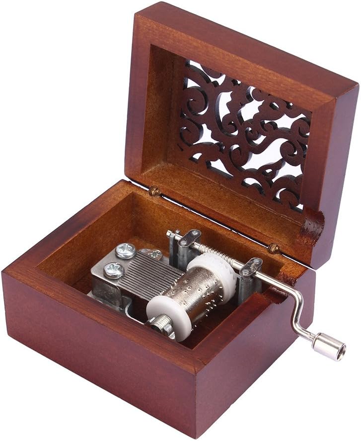 Cuzit Caja de Música de Madera para manivela de Harry Potter: Amazon.es: Hogar