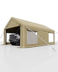 GarveeLife 10x20 Ft Carport, Car Port with 200g PE