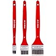 Falling in Art Flat Paddle Paint Brush Set with Long Handle, Large Scale Brush for Oil and Acrylic Paints(1 Inch,2Inch,3Inch)