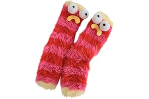 TFTSR Crazy Funny Fuzzy Silly Socks for Kids Women,Girls Fluffy Slipper Novelty Fun Socks,Boy Men Cute Cozy Soft Animal Socks