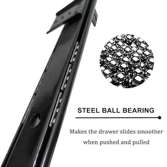 Frmsaet Heavy Duty Thickness Steel Construction Soft Drawer Slides