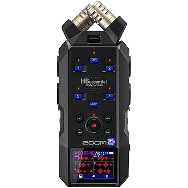 送料込み　ZOOM H6 Essential 美品 Amazon.com: Zoom H6 Essential Handheld Recorder for Musicians