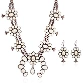 Rustic Couture's Western Jewelry Set for Women Cowgirl Vintage Western Necklace Earring