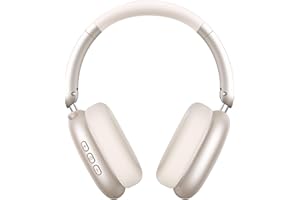 Wentronic Y01 Wireless Noise Canceling Headphones Bluetooth 5.3 Over Ear Headphones with Microphone, Hi-Res Audio, 48H Playtime, Foldable Comfortable Earpads,Compatible with iOS,Android,PC, Starlight
