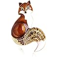 Cute Animal Enamel Fox Brooch Pins Accessory for Backpacks Badges Hats Bags for Women Girls Kids