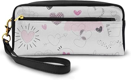 Amazon Co Jp ペンケース 可愛い 筆箱 Puレザー ペンポーチ 化粧ポーチ 文房具 大容量 かわいい 多機能ポーチ 収納ケース 小物入れ 軽量 旅行 出張 中学生 高校生 プレゼント Office Products