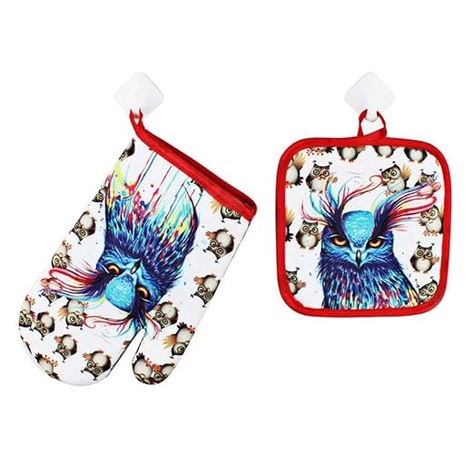2 Piezas/Juego De Patrón De Búho Almohadilla Aislante para ...