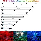 VARMHUS Submersible LED Aquarium Light 28 cm RGB with Remote IP67 view 2