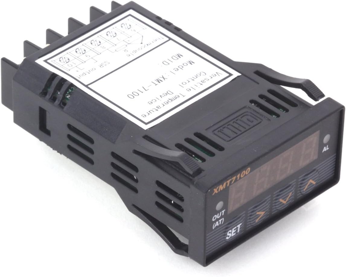 Trustdeal XMT7100 1.3" Screen PID Intelligent Temperature Controller Black Digital Controller