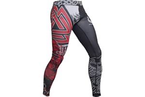 Hardcore Training Men's Compression Pants Workout Tights Leggings Base Layer Boxing Running Muay Thai MMA No Gi BJJ