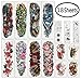 DaLin Extra Large Full Arm Temporary Tattoos and Half Arm Tattoo Sleeves Fake Tattoos for Women Men, 18 Sheets (Collection 2)