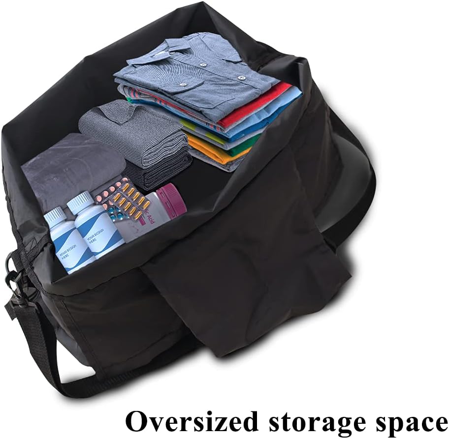 Wheelchair Back Bags and Accessories, Wheelchair Big Pack Large Capacity to Hang on Back Black Storage Organizers for Mothers Fathers Day Gifts for Home/Outdoor/Car (New Back Bag): Health & Personal Care