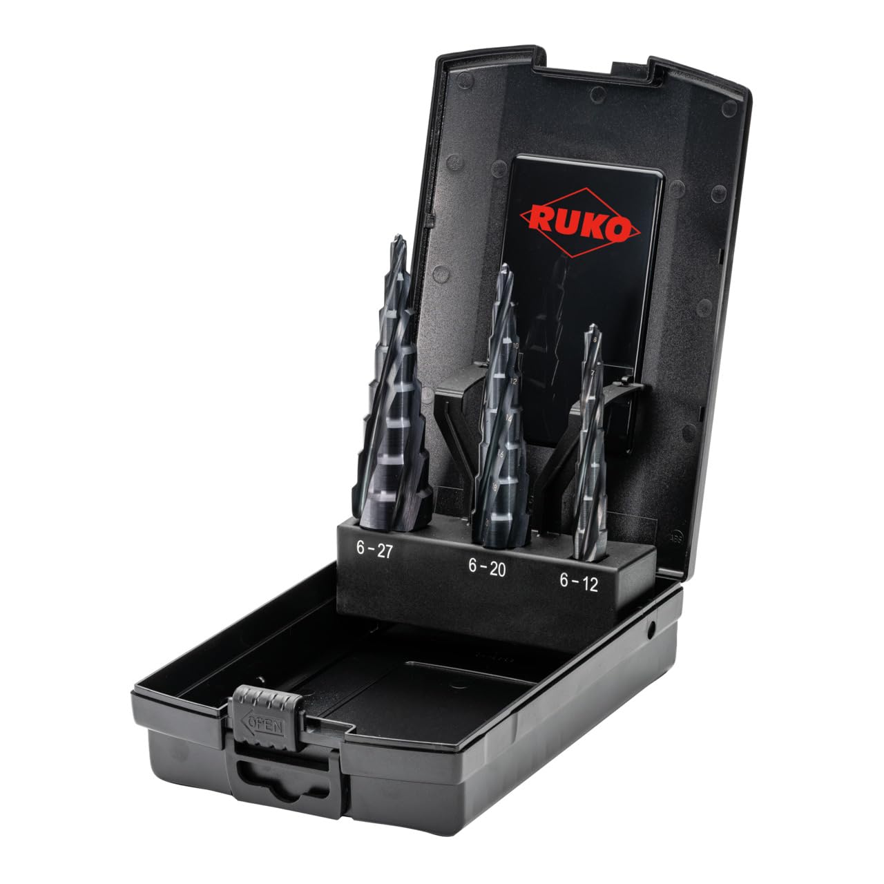 RUKO 101087P ULITAMTECUT Step Drill Set Purple