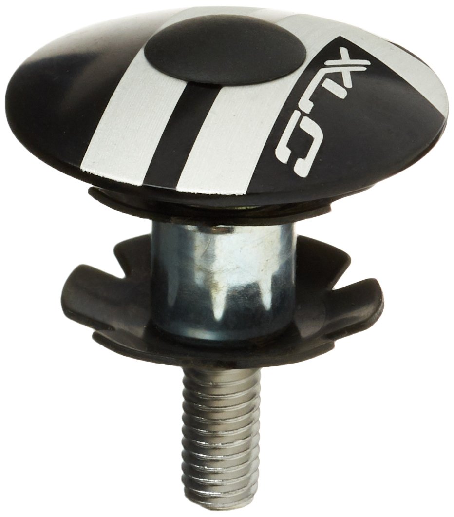 XLC Unisex Adult Accessory A-Head Plug AP-S01 Aluminium 1 Inch, Black, One Size