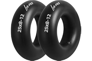 AR-PRO Heavy-Duty 25x8-12 Inner Tubes Universal 25x9-12, 25x10-12 for ATV/UTV, Lawn Tractor, Golf Cart, Snow Blowers, and Mor