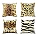 Lydealife （TM Super Soft Short Plush Animal Markings Decorative Throw Pillow Cover Pillow Case Pillowcase Cushion 18