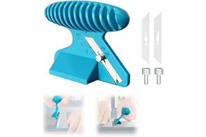 MOJITEOR Foamboard Cutter Tool, FoamBoard Straight/Bevel Cutter Used to Cut Eva Foam, Foam Cutter Adjustable 45° or 90° For DIY Craft, Small Cutting Project, Blue, 1-Pack