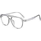 Cyxus Aviator Blue Light Glasses Women Men Computer Glasses Retro Pilot Frame Anti Blue Light Blockers Gaming 8196